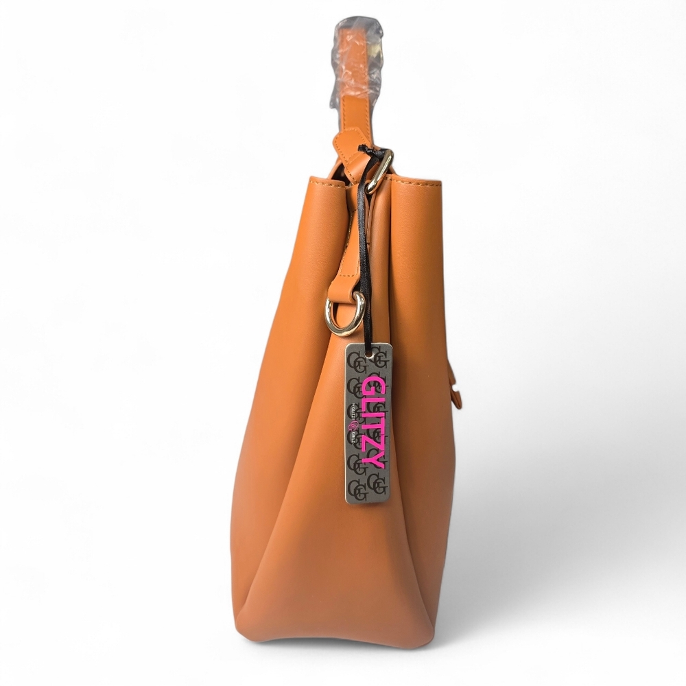 Glitzy Girlz‎ Boutique Mercer Camel Handbag - Picture 4 of 11
